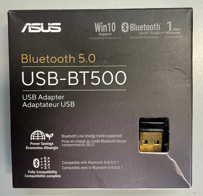 ASUS Bluetooth 5.0 USB-BT500 Adapter - Open Box