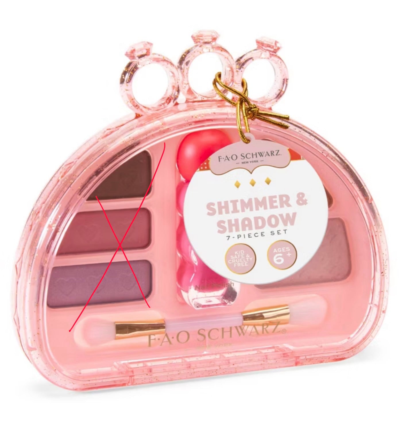 FAO Schwarz Shimmer & Shadow Set - MISSING EYESHADOWS (SEE PICTURES)