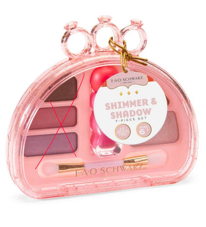 FAO Schwarz Shimmer & Shadow Set - MISSING EYESHADOWS (SEE PICTURES)