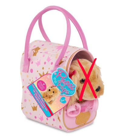 Pucci Pals Portable Pink Crown Glam Bag - For Pucci Pups - PUP NOT INCLUDED