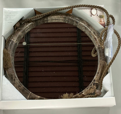 20" Marble Wall Mirror - Threshold™ designed with Studio McGee - Damaged Box (see Pictures) - FOR PICKUP ONLY