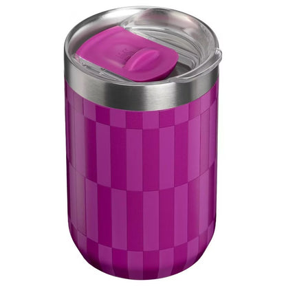 Stanley 12oz Stainless Steel Everyday Camp Cup  - Dark Blossom Tile - MINOR COSMETIC DAMAGE DUE TO SHIPPING (see pictures)