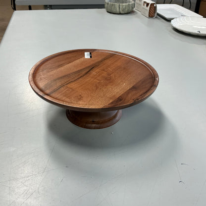 12" Wood Tall Cake Stand - Threshold™