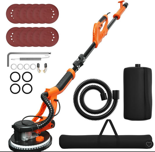 THRIFTY 70-Costway Electric Foldable Drywall Sander 750W Variable
Speed w/Automatic Vacuum & Lights