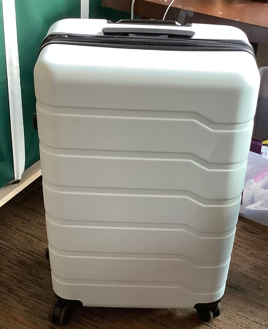 Hardside Large Checked Suitcase Muddy Aqua