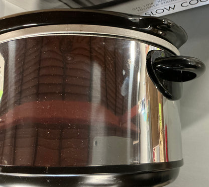 THRIFTY 70 - Cooks 6 quarts Slow Cooker - Open Box - USED (See Pictures)- FINAL SALE- NO RETURNS - AS IS