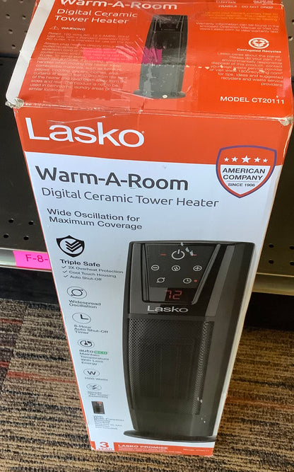Lasko Ceramic Tower Heater with Remote: Portable Indoor Space Heater, Programmable Timer, Adjustable Thermostat,
1500W