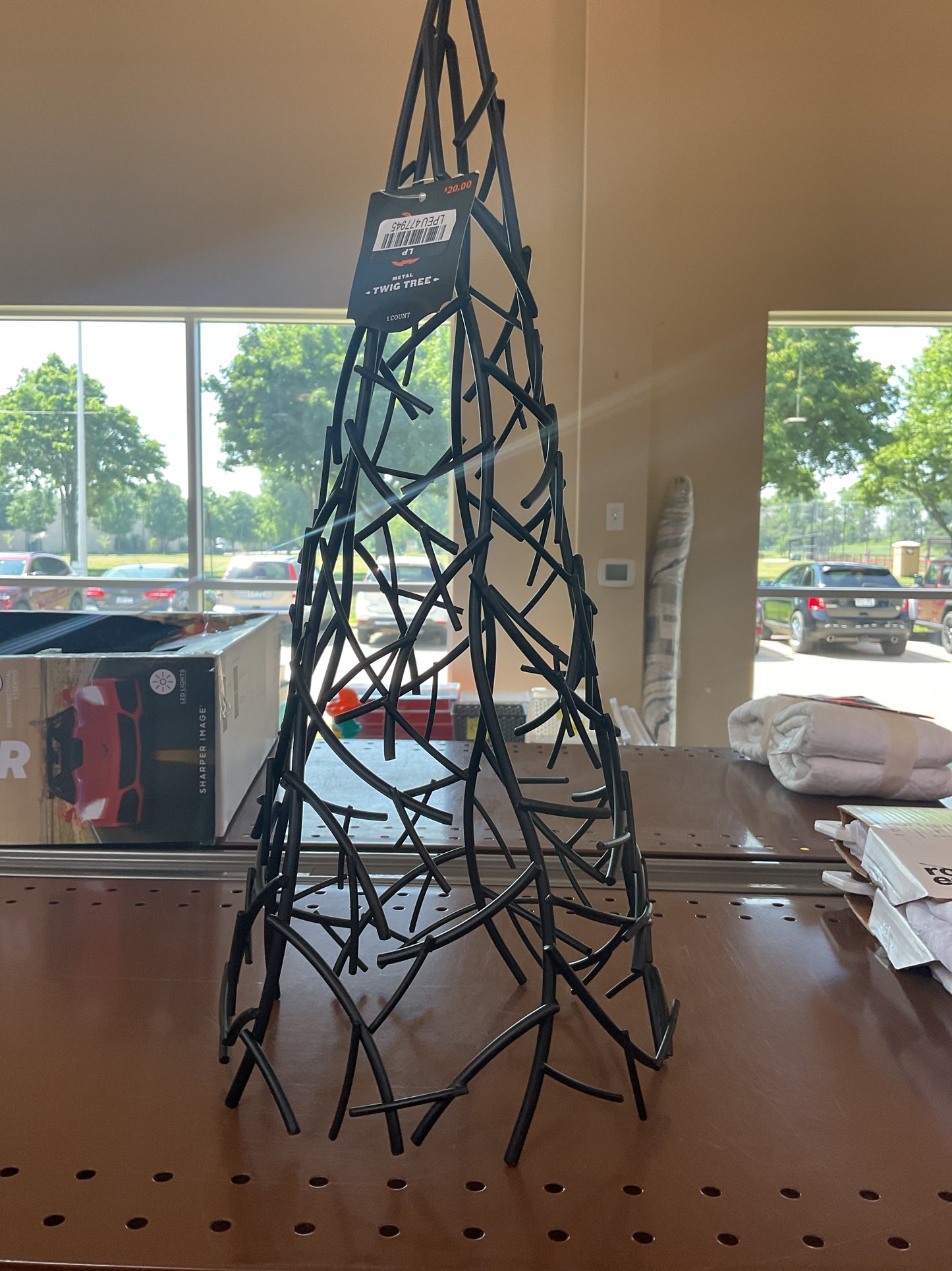 (Clearance )Halloween Black metal Twig Tree