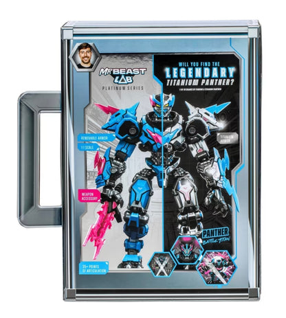 MrBeast Lab Platinum Series Collector Action Figure - Panther - OPEN PACKAGING (see pictures)