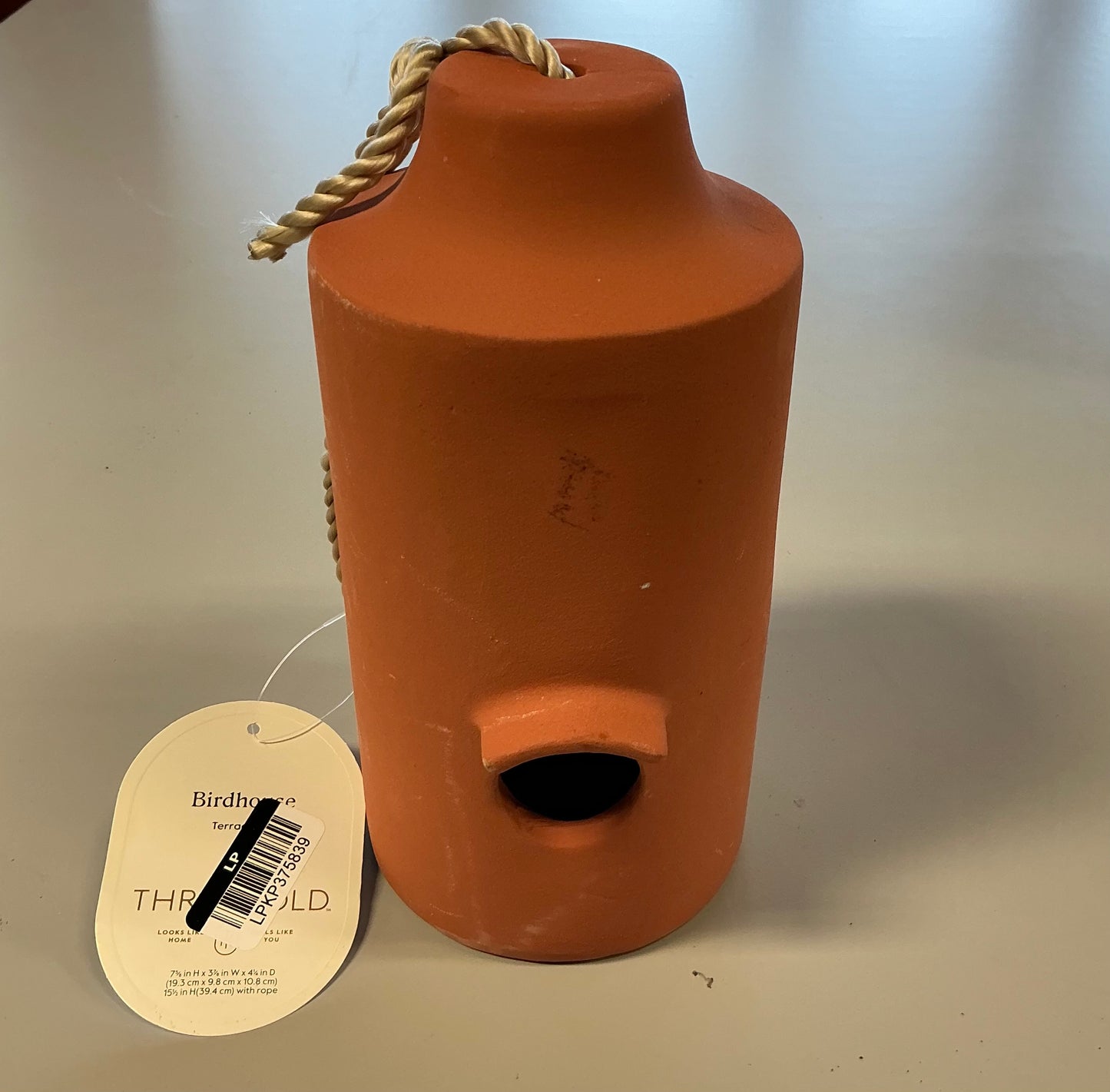 Terracotta Bird House - Threshold™ - Minor Shipping Damage (see pictures ) - FOR PICKUP ONLY