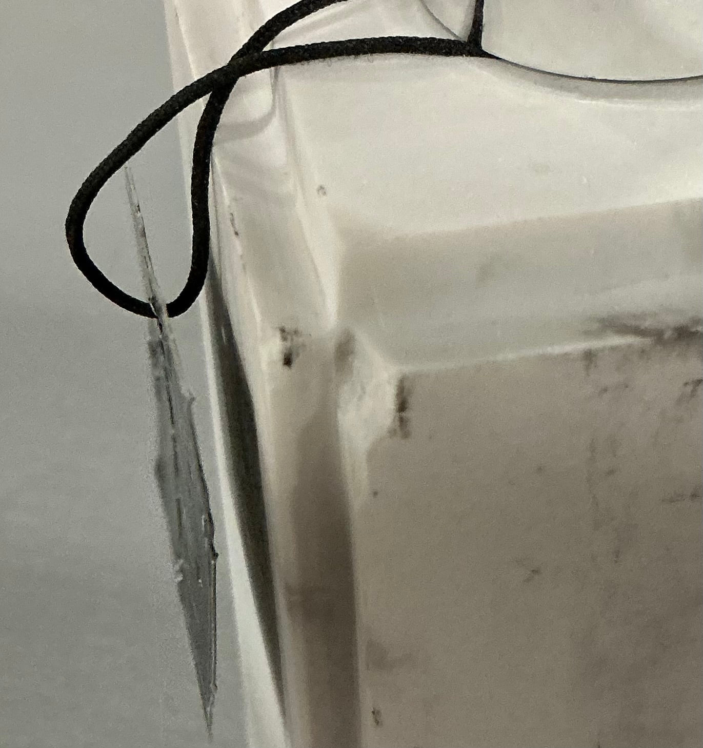 Avanti Helena Marble Soap Dispenser - minor cosmetic imperfections (see pictures) - AS IS