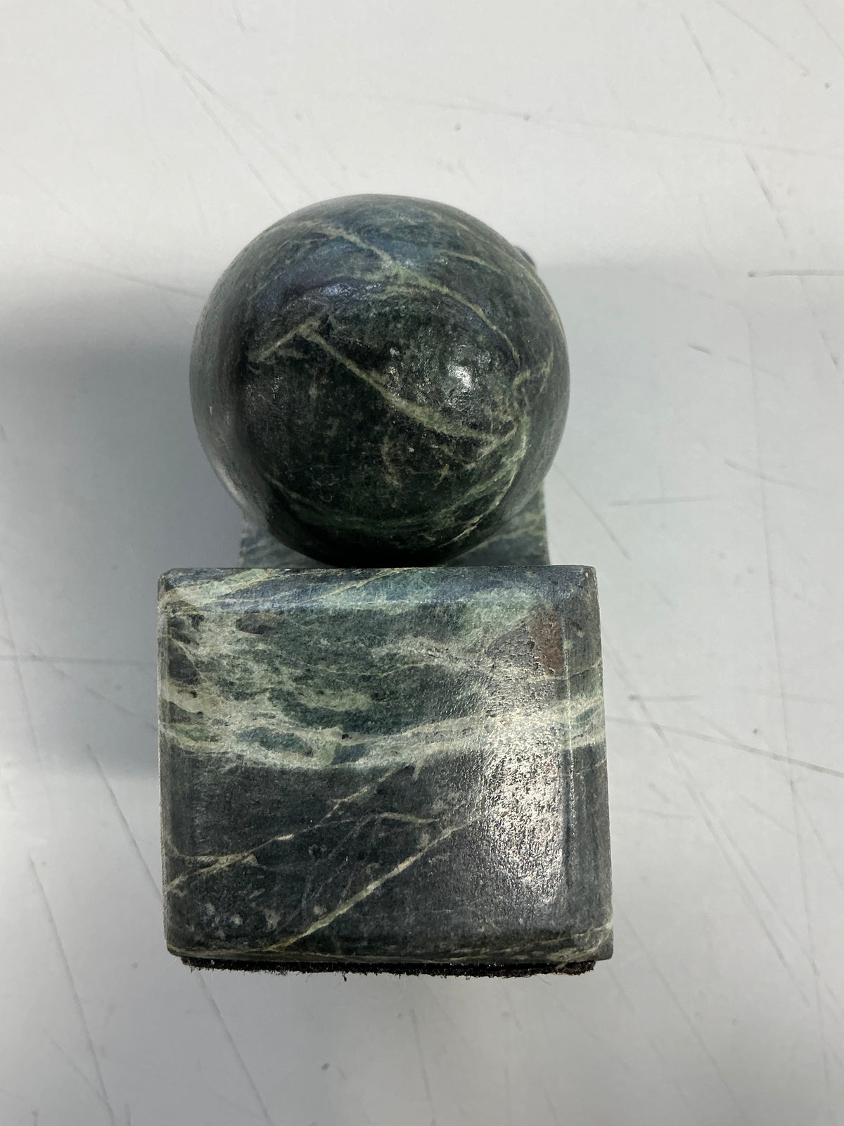 1 - Marble Bookend Green - Threshold™ designed with Studio McGee - Only One Bookend (see pictures)