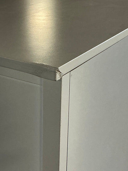 Bailey White 4-drawer Chest - Minor Cosmetic Damage (see pictures)