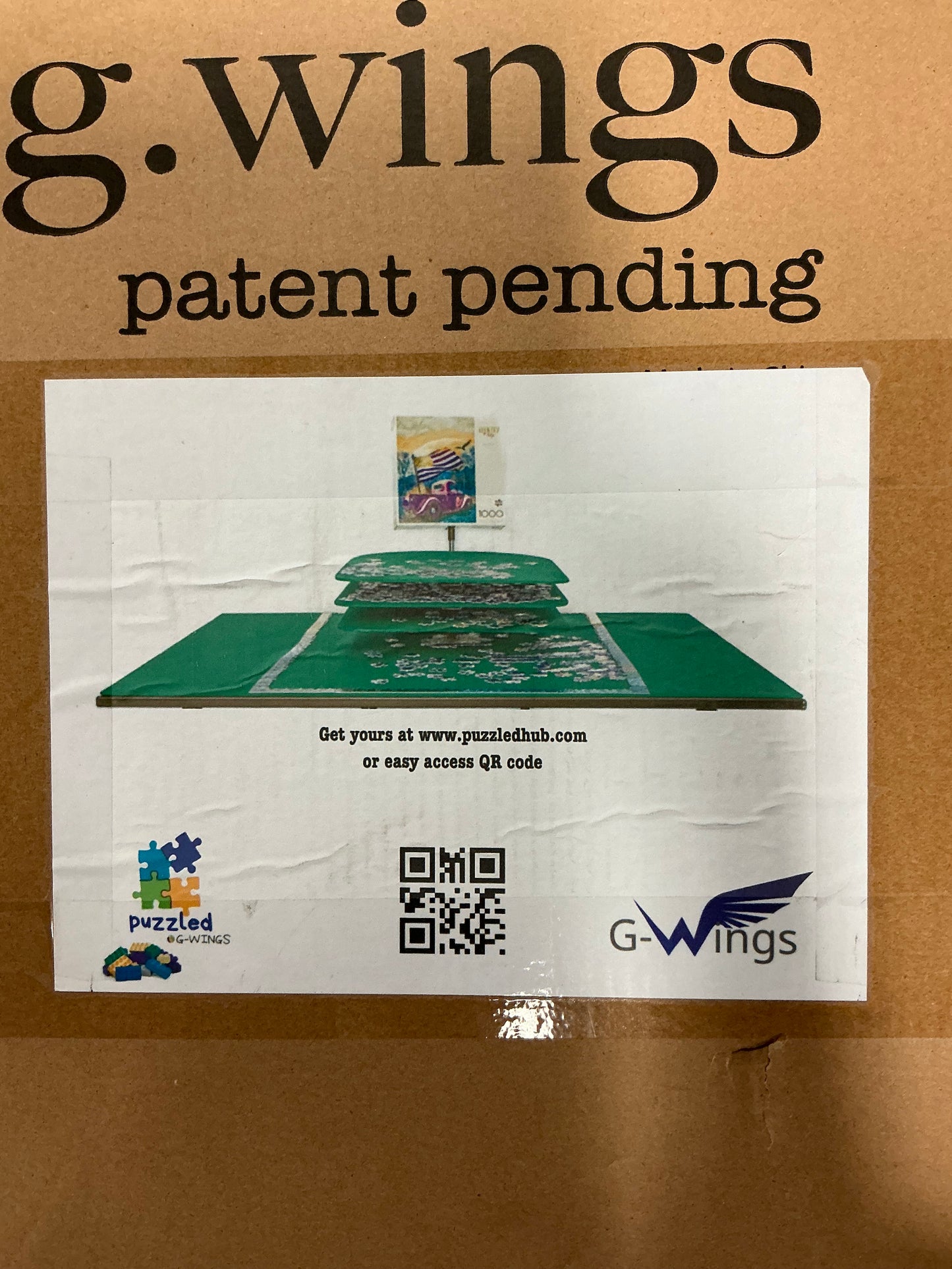 G-Wings Puzzle Board - 3 Tiered System - box is 36”x28”