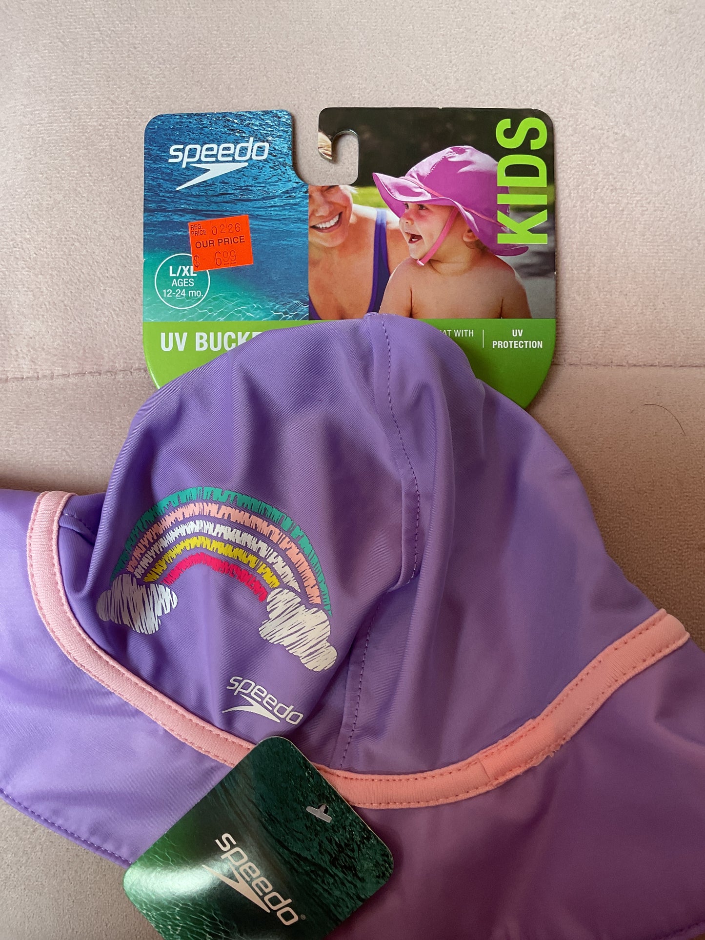 (Clearance) FINAL SALE Speedo Kids' Bucket Hat - L/XL