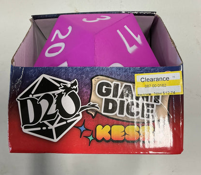 Kess Jumbo Foam Dice Game Purple
