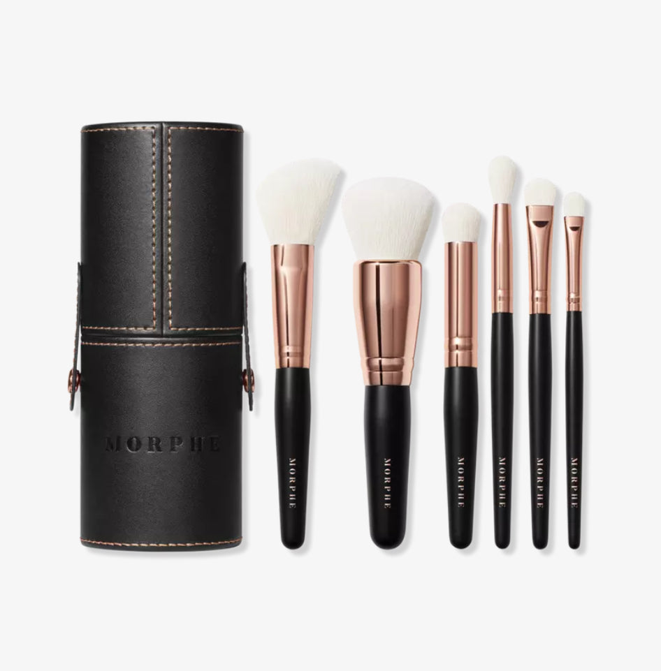Rose Away 6 Piece Travel Brush Set