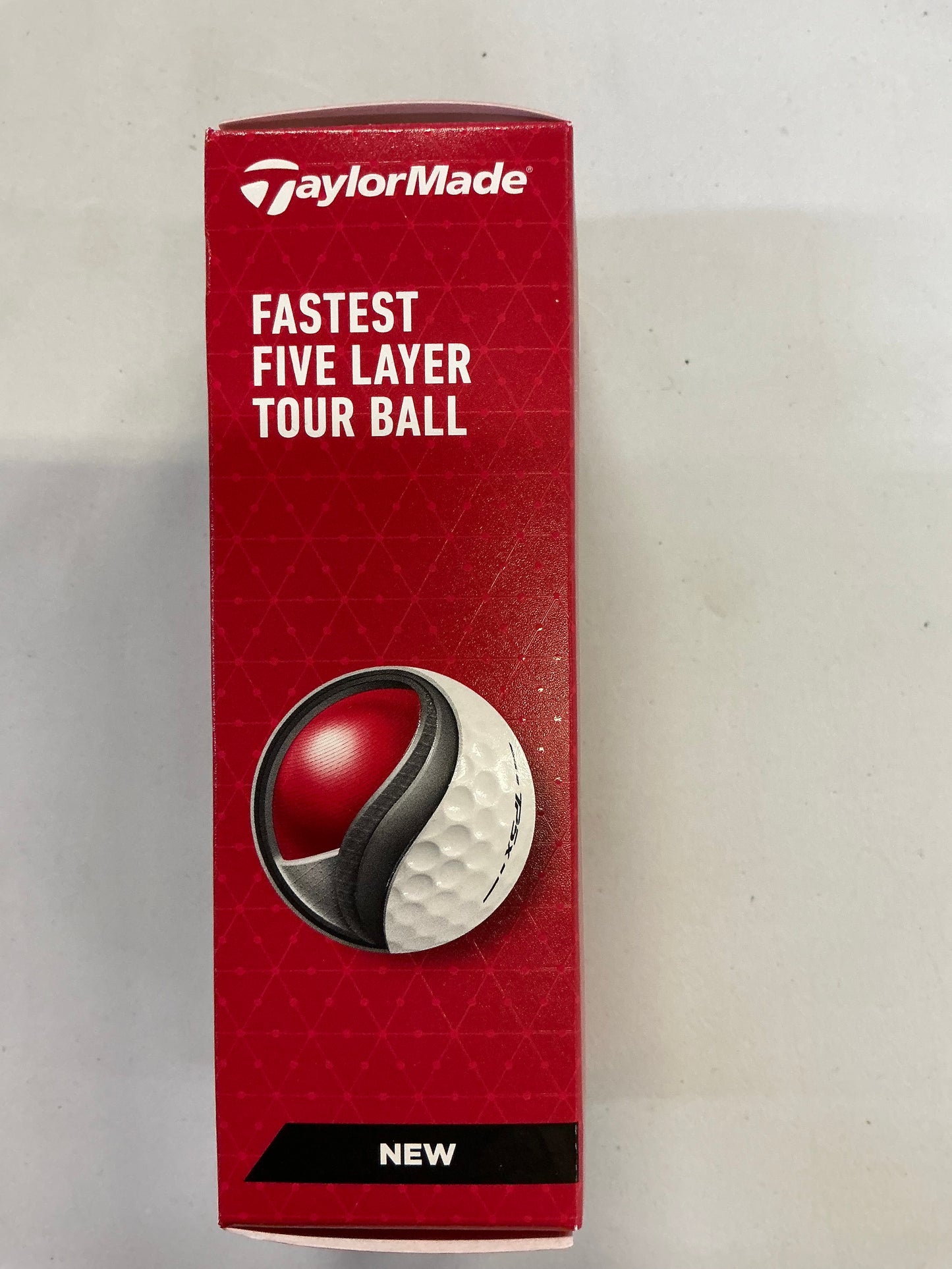 TaylorMade TP5X Golf Balls - 3-(White: Rubber Fill, Urethane Shell)