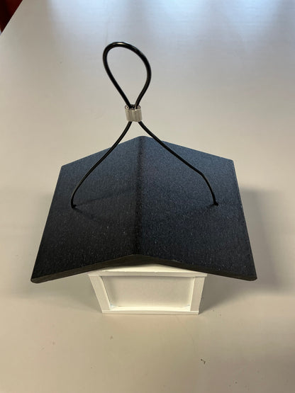 Birds Choice 7" Modern Farmhouse - Wren House - Black & White - Movable Roof