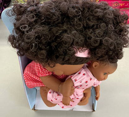 14" Toddler Doll + Mini Baby Doll - Gigglescape™ - Damaged Packaging