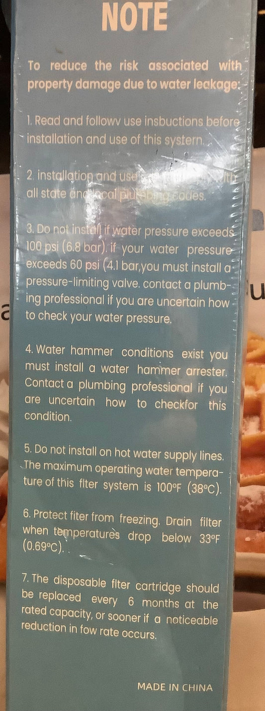 46-9999 Refrigerator Water
Filter By Smart Choice,