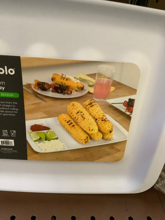 Tovolo White Melamine Corn Tray