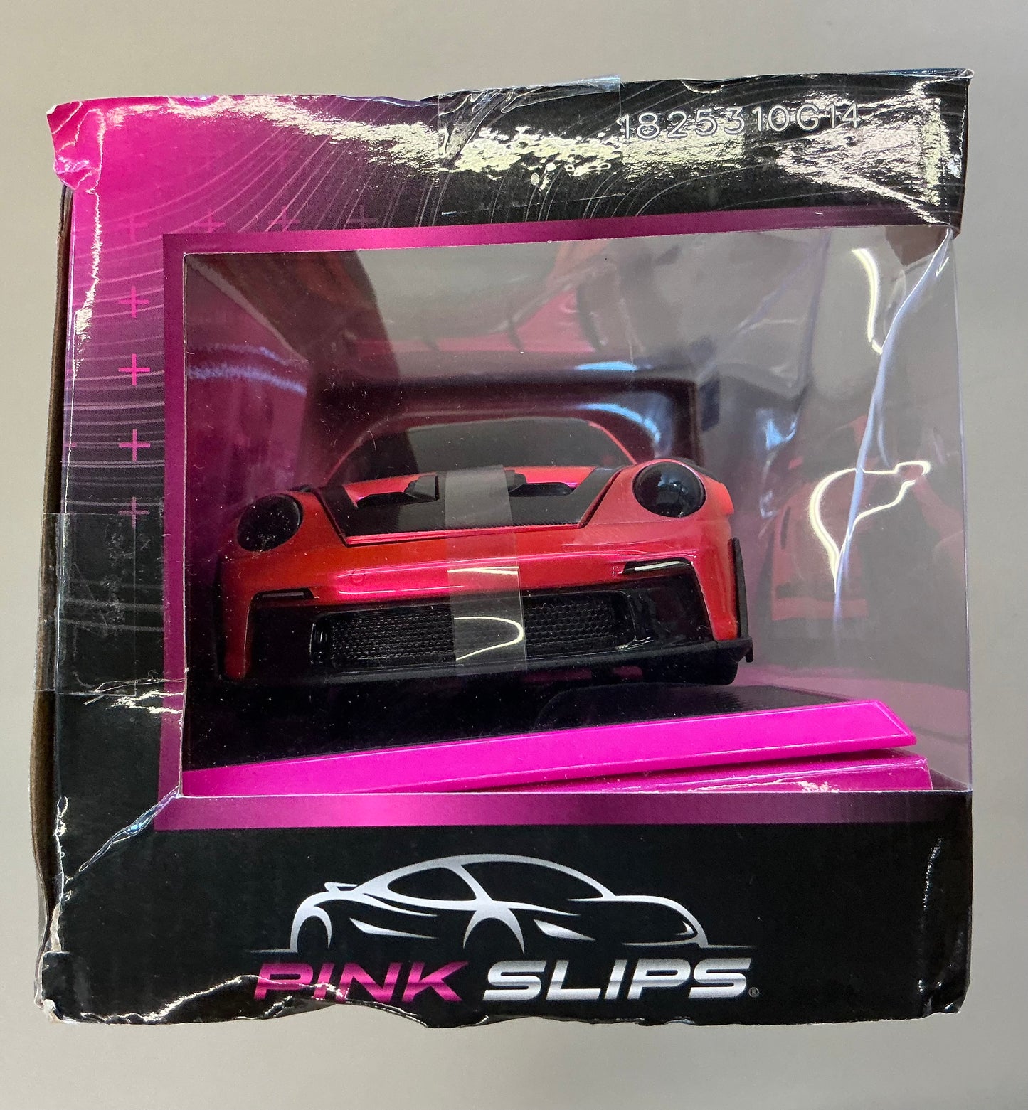 PINK SLIPS - PINK PORSCHE 911 GT-3 RS - DAMAGED BOX