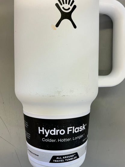 Hydro Flask 32 oz all around travel tumbler stainless steel - Minor Cosmetic Damage - MISSING STRAW (see pictures)