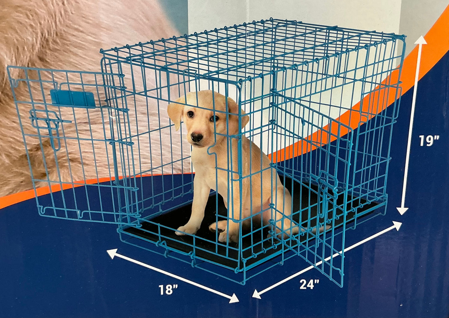 Petmate 2 Door Wire Puppy Crate