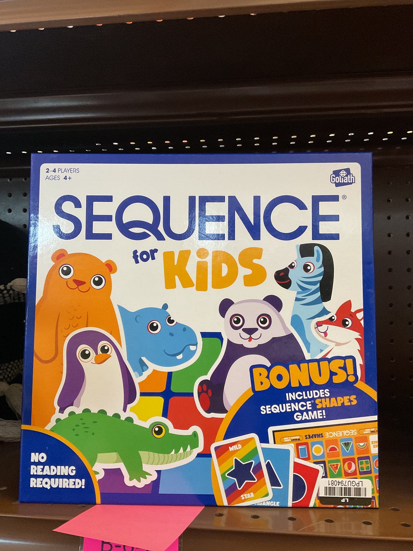 Goliath SEQUENCE for Kids Board Game