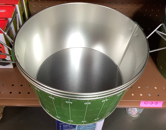 Football Metal Ice Bucket