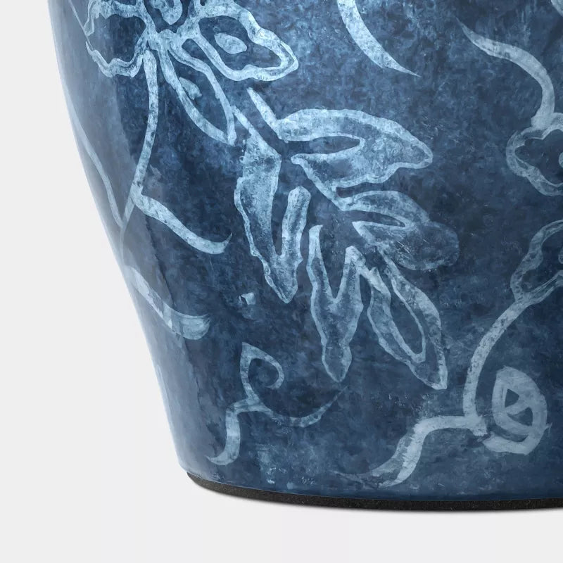 11.5" Painted Short Neck Decorative Vase Terracotta - Threshold™ - Minor Cosmetic Damage from Shipping (see pictures)