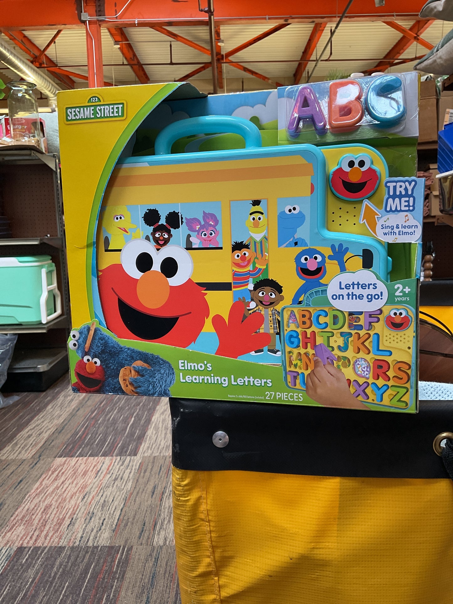 Sesame Street Elmos Learning Letters Bus Activity Board, Preschool Learning and Education