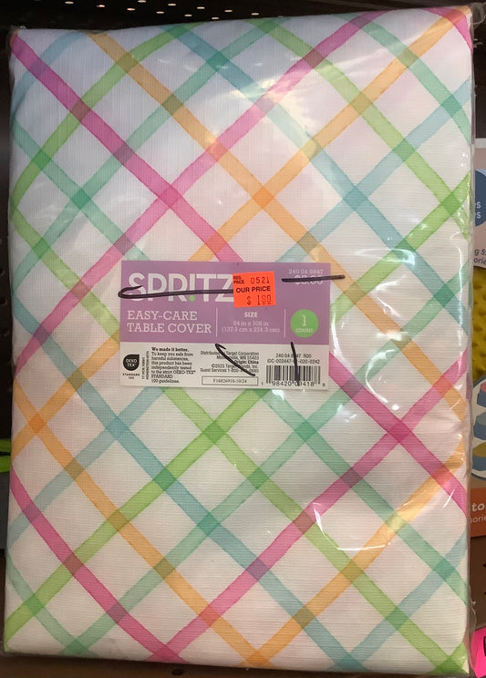 Easy-Care Table Cover 54 in x 108 in