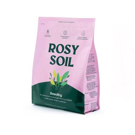 Rosy Soil Mix - Organic Peat Free Soil with Biochar for Strong Growth & Flavor, Well Draining Potting Mix, 4 qt - FOR PICK UP ONLY