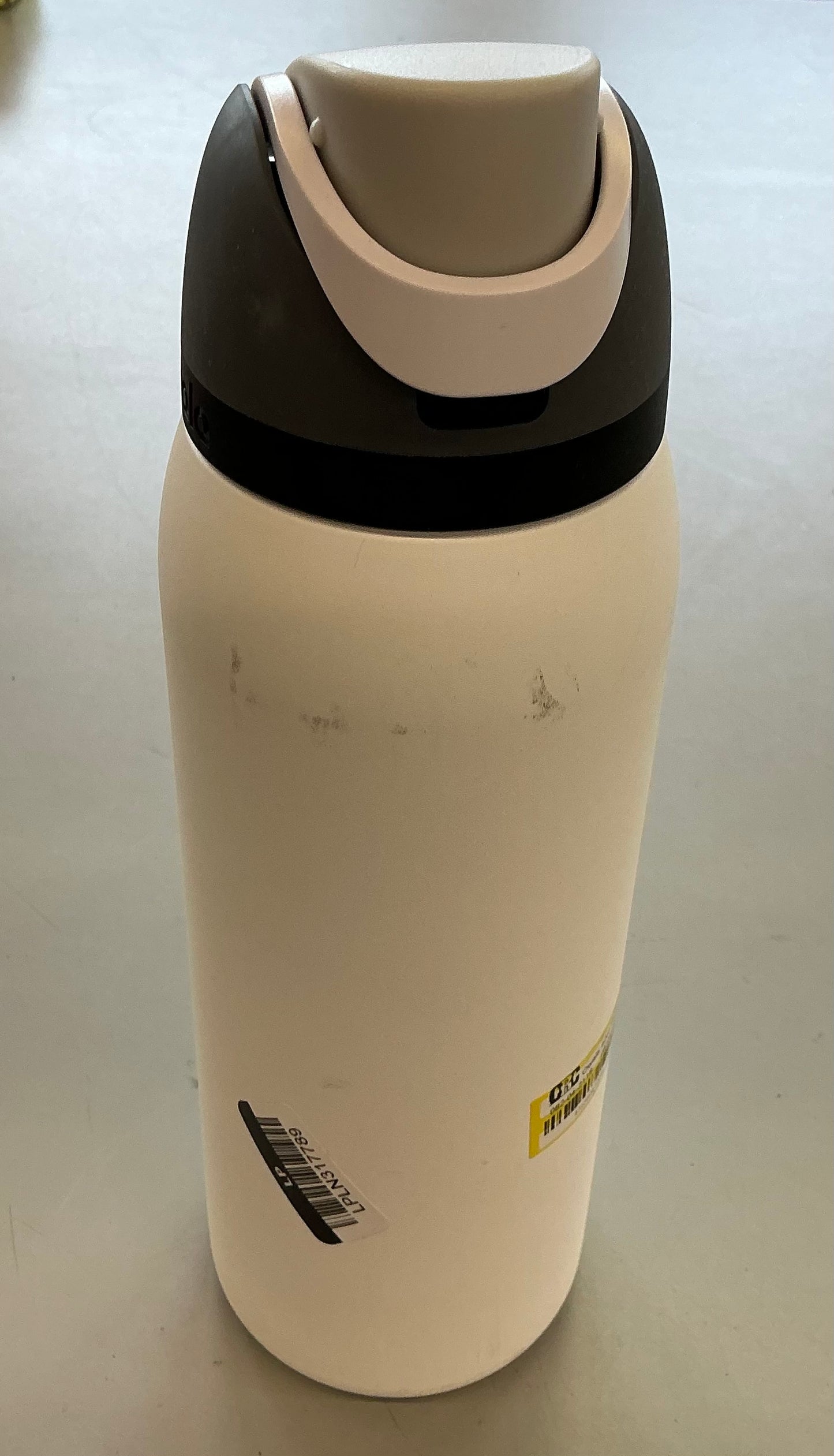 Owala 40oz FreeSip Stainless Steel Water Bottle in Sleek - Minor Cosmetic Damage - No Packaging - Missing Straw