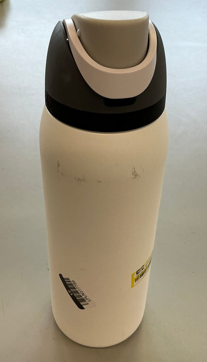 Owala 40oz FreeSip Stainless Steel Water Bottle in Sleek - Minor Cosmetic Damage - No Packaging - Missing Straw