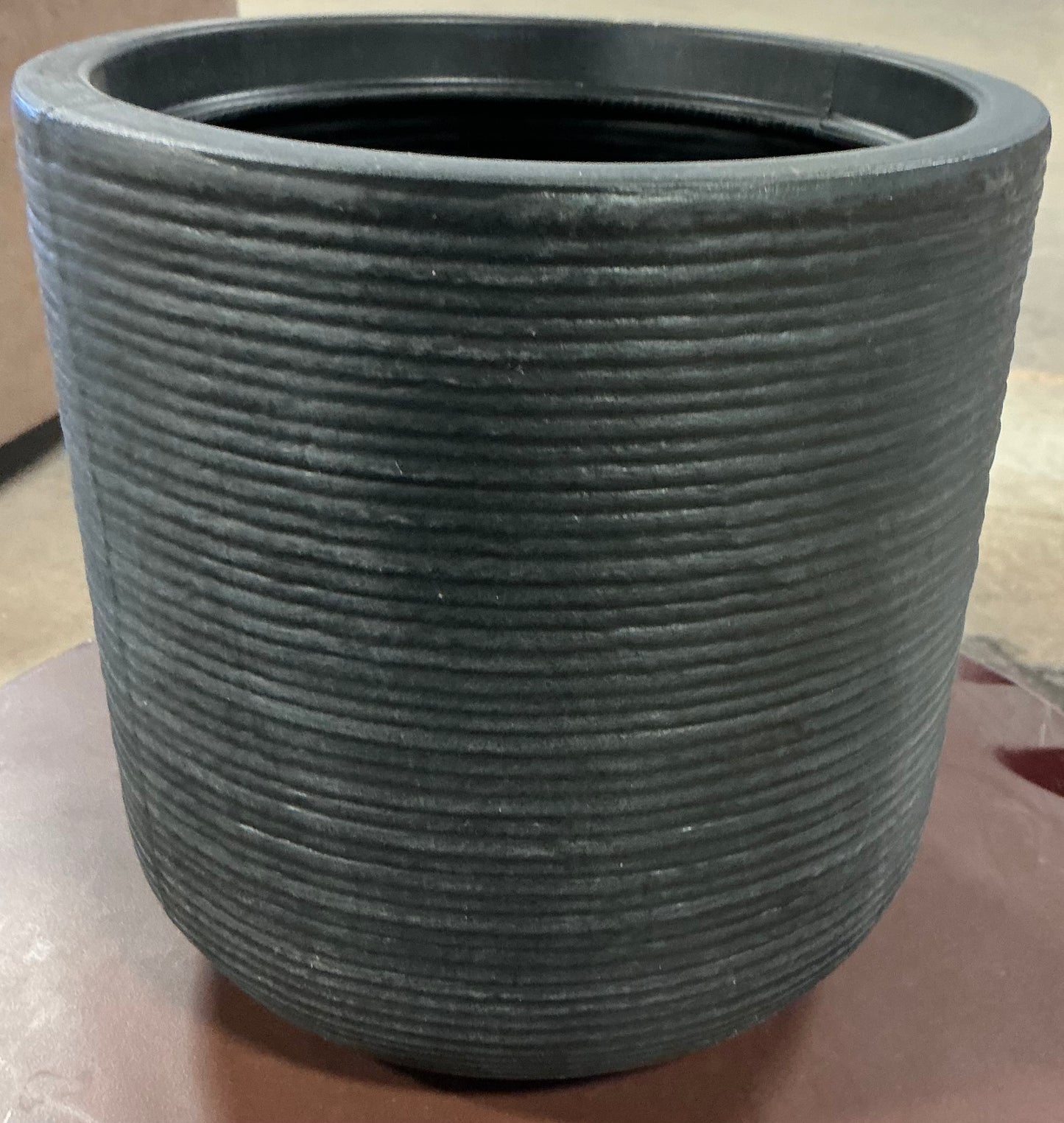 Fluted Outdoor Planters - Assorted Sizes - Minor Cosmetic Damage (see pictures) - FOR PICKUP ONLY