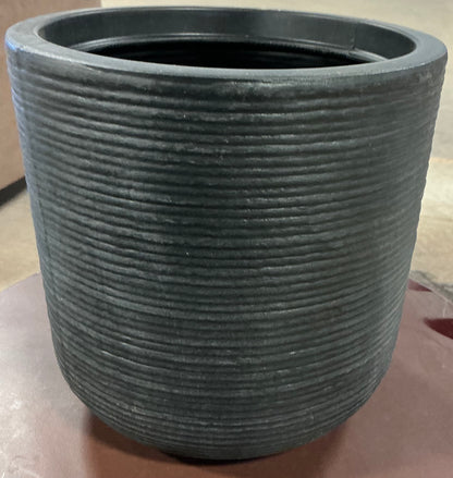 Fluted Outdoor Planters - Assorted Sizes - Minor Cosmetic Damage (see pictures) - FOR PICKUP ONLY