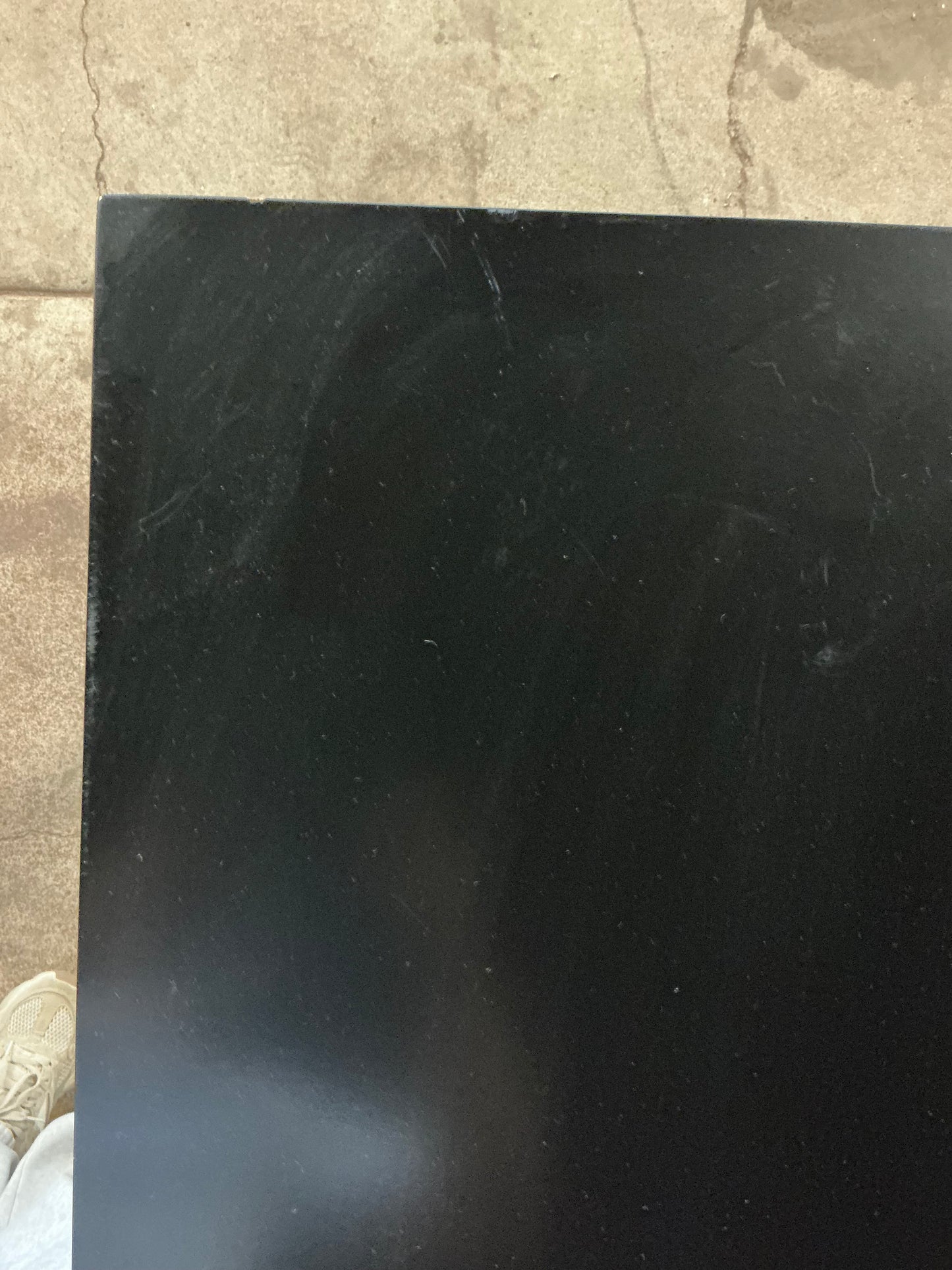 Thrifty 70 - Castellon Extendable Solid Wood Dining Table - Open Box - USED/DAMAGED - MISSING EXTENSION (See Pictures)- FINAL SALE- NO RETURNS - AS IS - FOR PICKUP ONLY