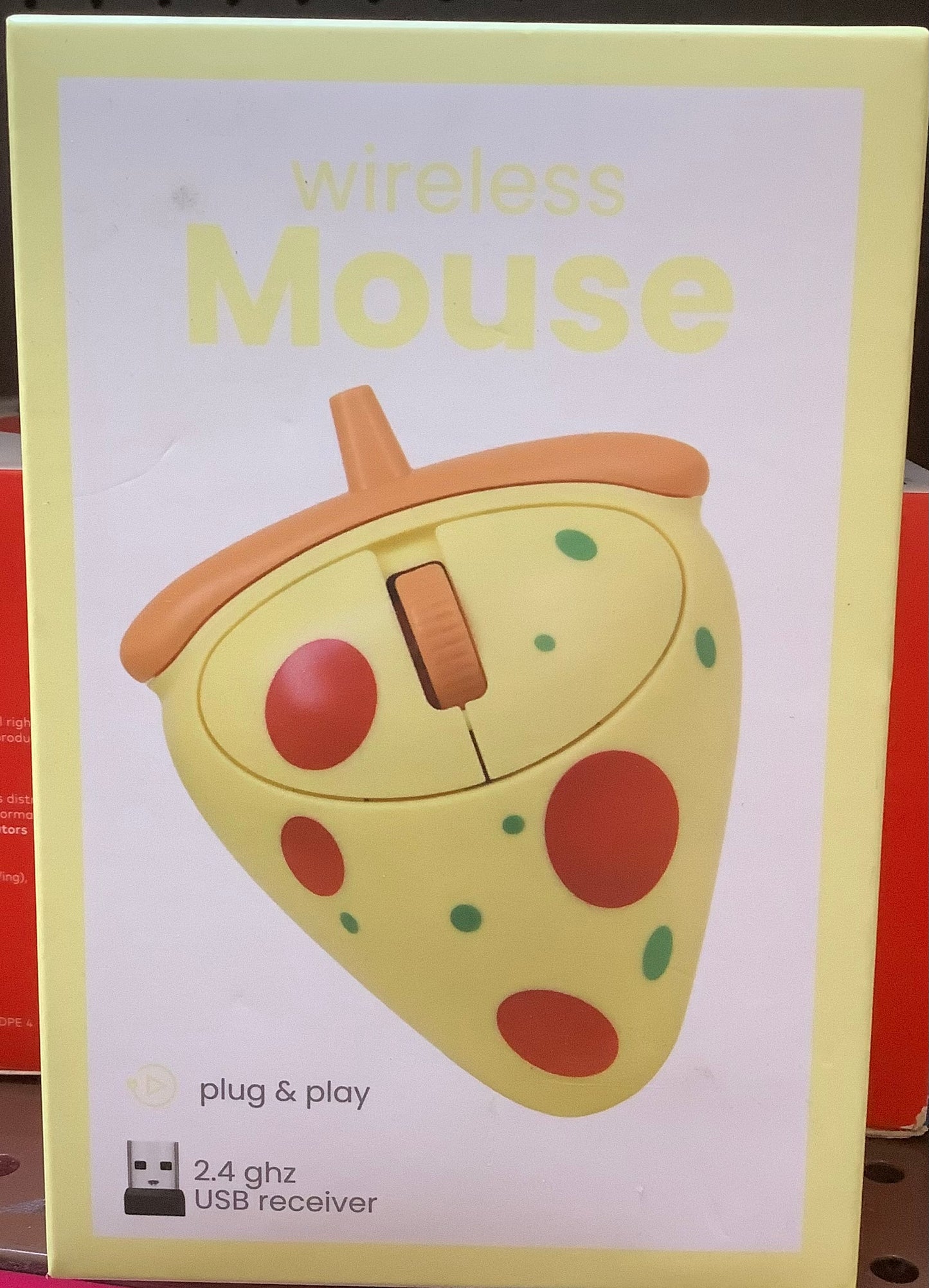 Vivitar 'Pizza' Novelty Computer Mouse