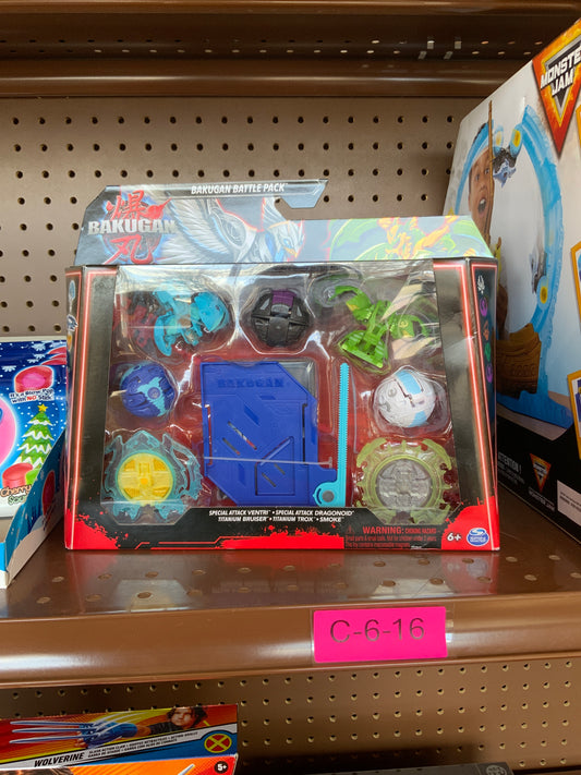 (CLEARANCE) Bakugan Special Attack Ventri and Dragonoid Battle Pack
Action Figure Set