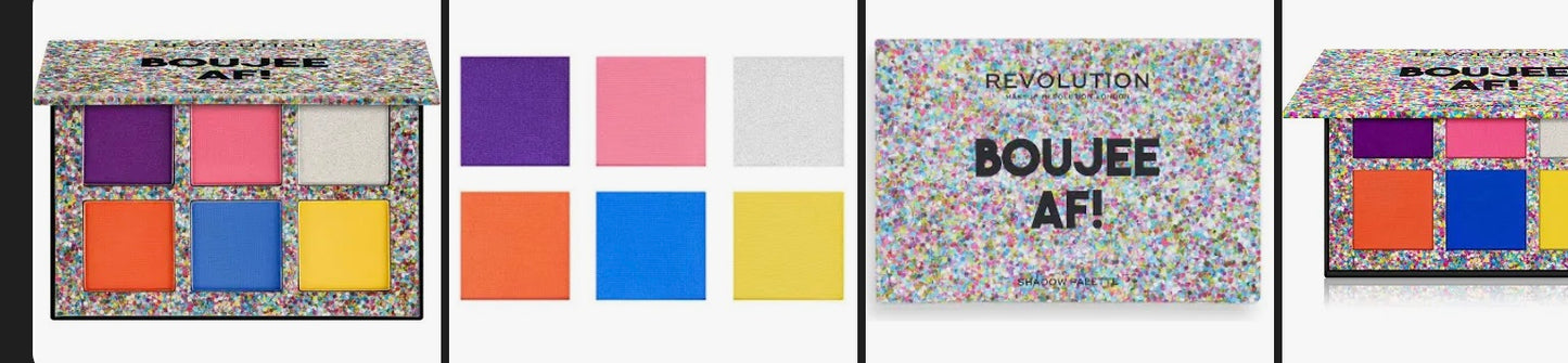 (CLEARANCE) Makeup Revolution Revolution Power Shadow Palette Boujee AF