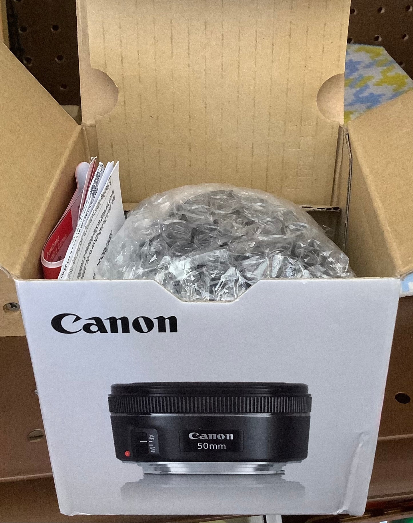 (CLEARANCE) Canon EF 50mm f/1.8 STM Lens - Black(0570C002):
Compatible with Canon EF DSLR Cameras