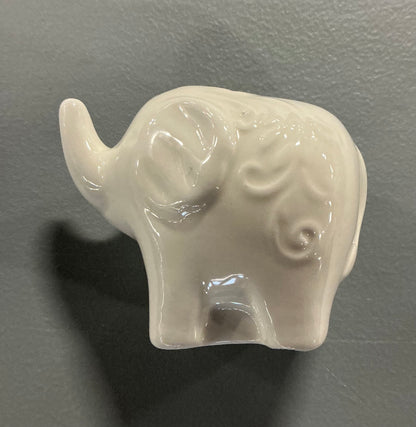 Ceramic Elephant Salt/Pepper Shaker - White - Out of Box - AS IS