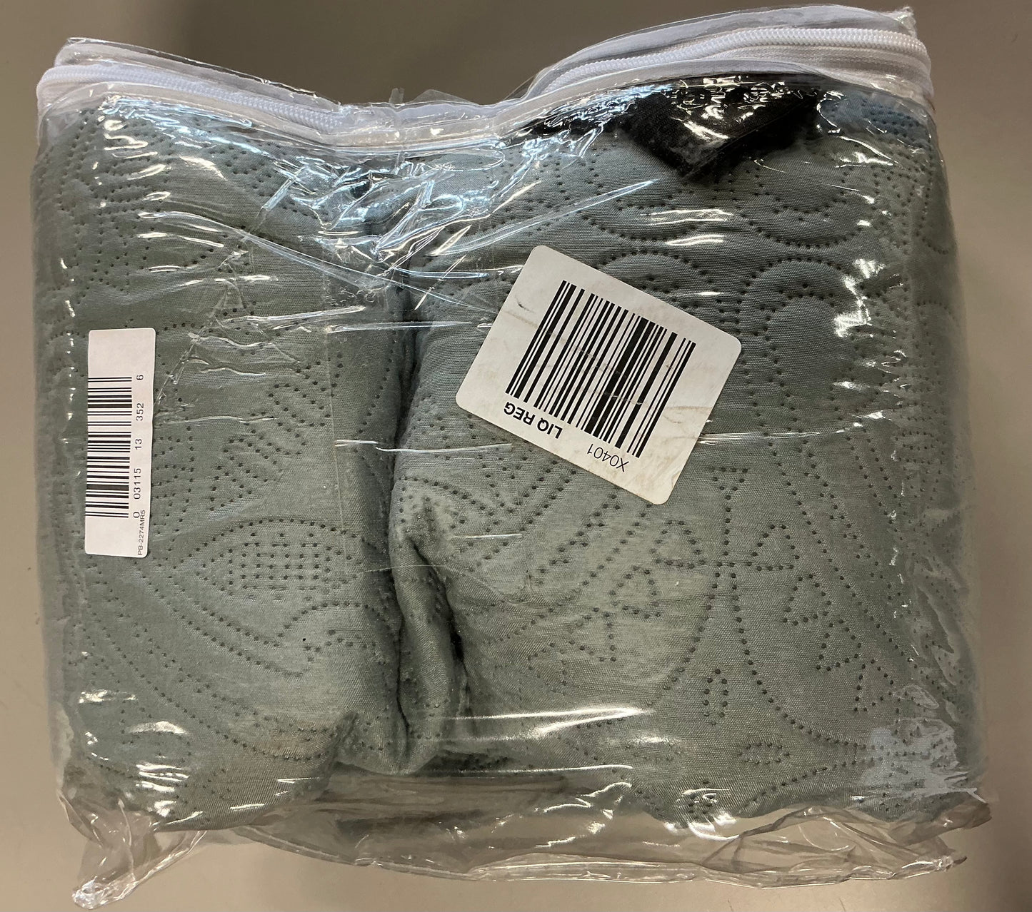 Reversible Quilted Sofa Furniture Protector - Great Bay Home (Sofa, Mirage Gray / Flax) - Open Package (see pictures)