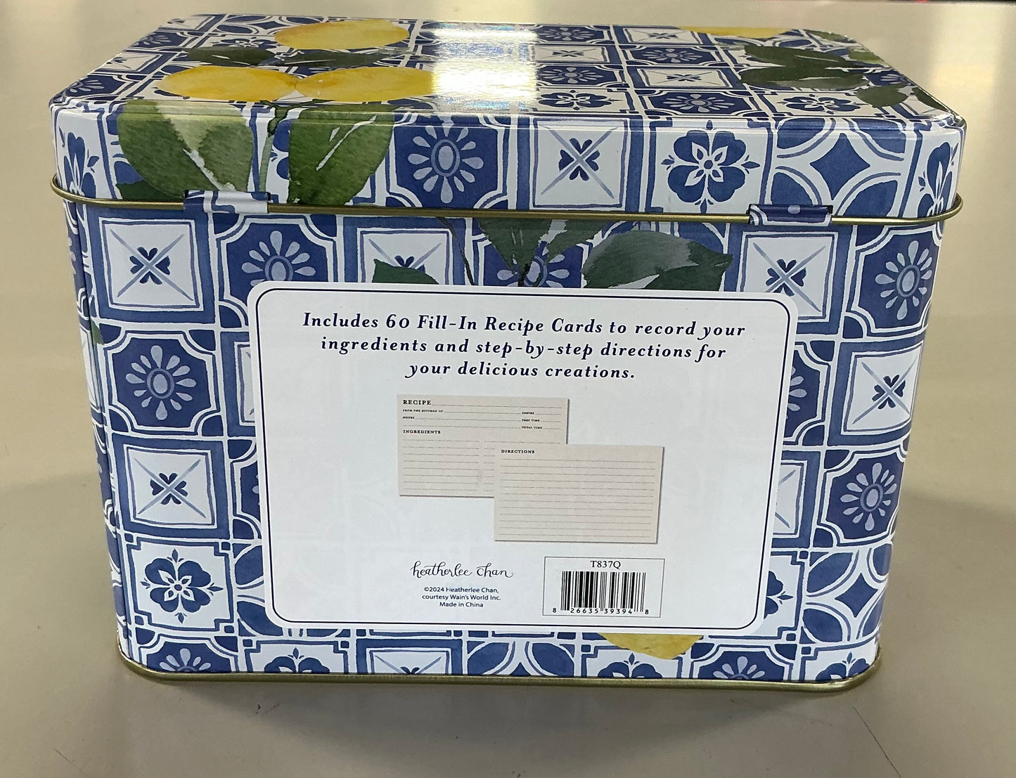 Limoncello collection by Heather Lee Chan Recipe Box