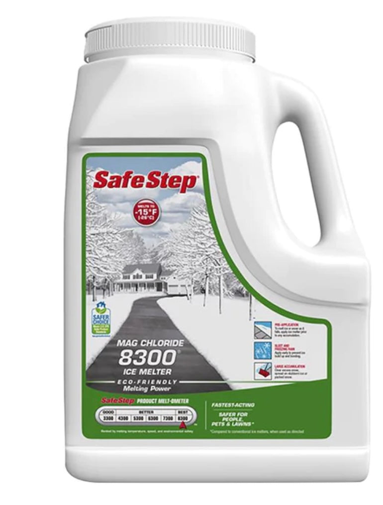 Safe Step 8300 Magnesium Chloride Pet
Friendly Crystal Ice Melt 8 Ib