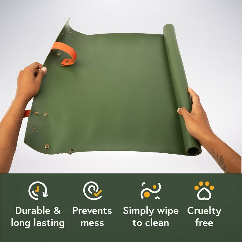 WE THE WILD Large Waterproof Potting Mat - Green
