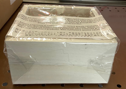 CLEARANCE - FINAL SALE - Wood Drawer organizer 5x5- White Wash